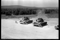 S/w-Fotografie: Truppenübung der U.S. Army Berlin Brigade in Grafenwöhr in Bayern