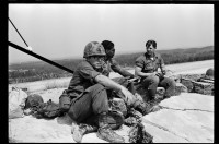 S/w-Fotografie: Truppenübung der U.S. Army Berlin Brigade in West-Deutschland