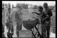 S/w-Fotografie: Truppenübung der U.S. Army Berlin Brigade in West-Deutschland