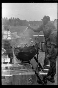 S/w-Fotografie: Truppenübung der U.S. Army Berlin Brigade in West-Deutschland