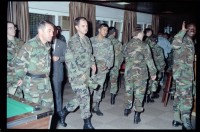 Fotografie: Eröffnung des NCO Club der U.S. Army Berlin Brigade in den McNair Barracks in Berlin-Lichterfelde