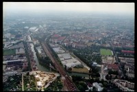 Fotografie: Hubschrauberflug des Aviation Detachment über Berlin
