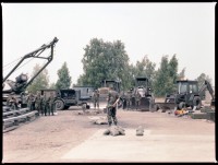 Fotografie: Häuserkampfübung der U.S. Army Berlin Brigade in Parks Range in Berlin-Lichterfelde
