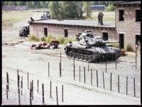 Fotografie: Häuserkampfübung der U.S. Army Berlin Brigade in Parks Range in Berlin-Lichterfelde