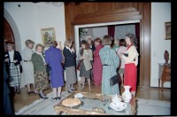 Fotografie: Empfang für Frauen der US-Community in der Residenz des US-Stadtkommandanten in Berlin-Dahlem