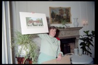 Fotografie: Empfang für Frauen der US-Community in der Residenz des US-Stadtkommandanten in Berlin-Dahlem