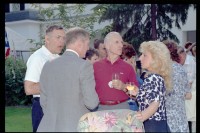Fotografie: Barbecue in der Residenz von Brigadier General Walter Yates in Berlin-Dahlem
