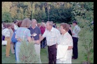 Fotografie: Barbecue in der Residenz von Brigadier General Walter Yates in Berlin-Dahlem