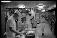 S/w-Fotografie: Kantine der U.S. Army Berlin Brigade in West-Berlin