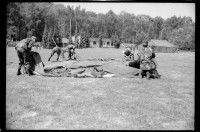 S/w-Fotografie: Military Stakes Competition des VII Corps auf dem Schießplatz Rose Range der U.S. Army Berlin Brigade in Berlin-Wannsee