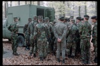 Fotografie: Rondo Fernmeldeübung auf dem Schießplatz Rose Range der U.S. Army Berlin Brigade in Berlin-Wannsee
