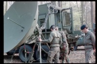 Fotografie: Rondo Fernmeldeübung auf dem Schießplatz Rose Range der U.S. Army Berlin Brigade in Berlin-Wannsee