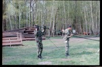 Fotografie: Rondo Fernmeldeübung auf dem Schießplatz Rose Range der U.S. Army Berlin Brigade in Berlin-Wannsee