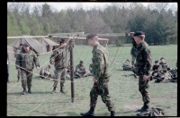 Fotografie: Rondo Fernmeldeübung auf dem Schießplatz Rose Range der U.S. Army Berlin Brigade in Berlin-Wannsee