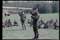 Fotografie: Rondo Fernmeldeübung auf dem Schießplatz Rose Range der U.S. Army Berlin Brigade in Berlin-Wannsee