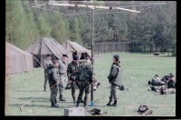 Fotografie: Rondo Fernmeldeübung auf dem Schießplatz Rose Range der U.S. Army Berlin Brigade in Berlin-Wannsee