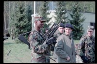 Fotografie: Rondo Fernmeldeübung auf dem Schießplatz Rose Range der U.S. Army Berlin Brigade in Berlin-Wannsee