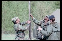 Fotografie: Rondo Fernmeldeübung auf dem Schießplatz Rose Range der U.S. Army Berlin Brigade in Berlin-Wannsee