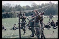 Fotografie: Rondo Fernmeldeübung auf dem Schießplatz Rose Range der U.S. Army Berlin Brigade in Berlin-Wannsee