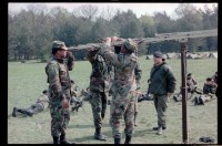 Fotografie: Rondo Fernmeldeübung auf dem Schießplatz Rose Range der U.S. Army Berlin Brigade in Berlin-Wannsee