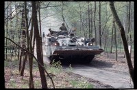 Fotografie: Rondo Fernmeldeübung auf dem Schießplatz Rose Range der U.S. Army Berlin Brigade in Berlin-Wannsee
