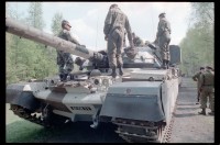 Fotografie: Rondo Fernmeldeübung auf dem Schießplatz Rose Range der U.S. Army Berlin Brigade in Berlin-Wannsee