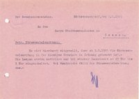 BM an Stadtkommandant, 06.08.1945 Heimatmuseum