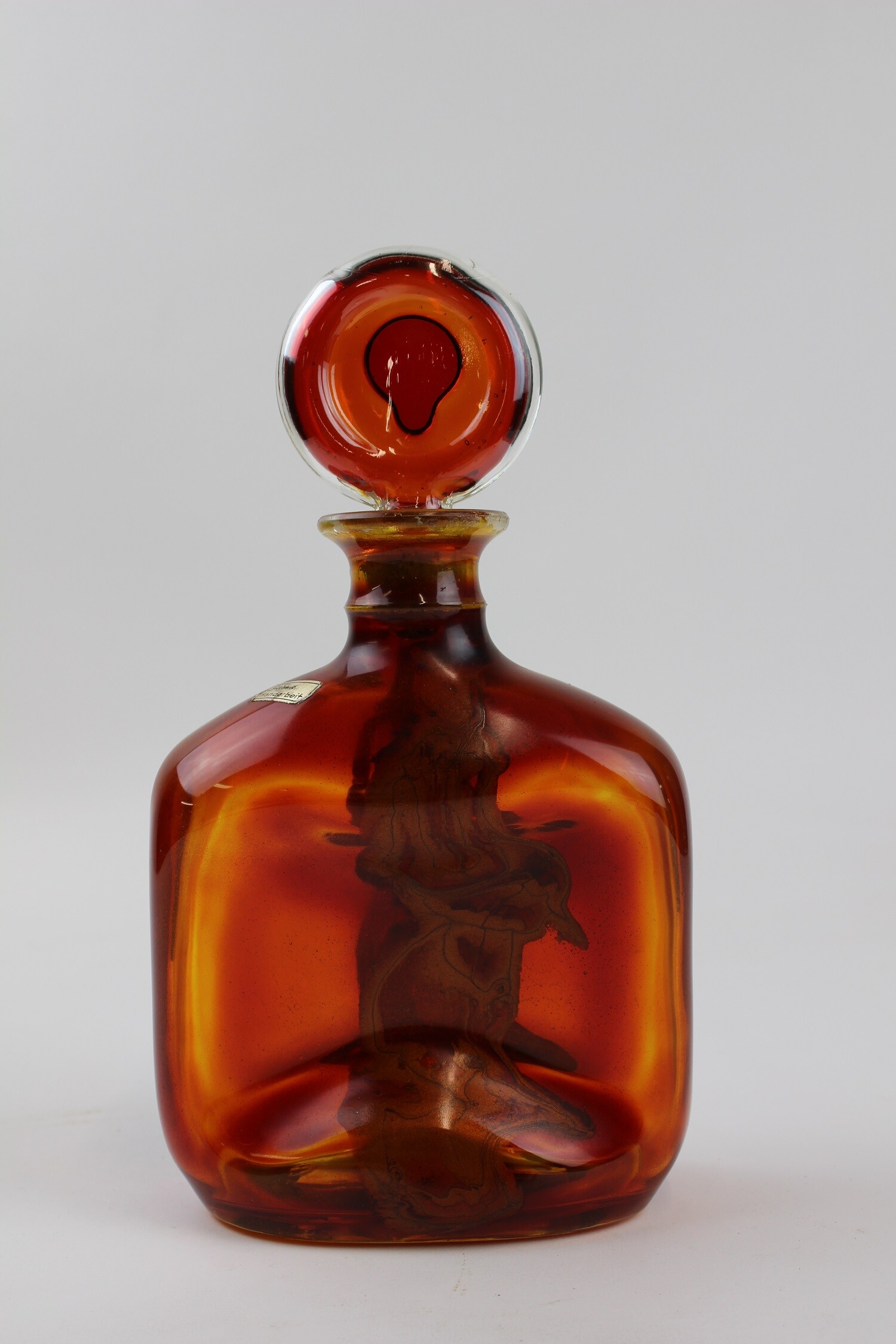 Glasflasche mit Stöpsel :: Museum Baruther Glashütte :: museum-digital:brandenburg