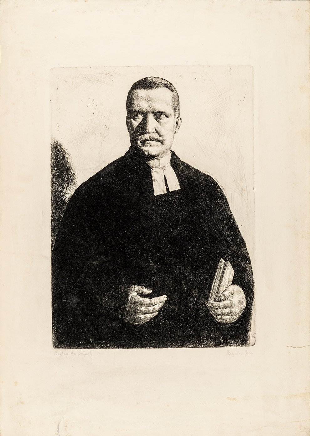 Raffay Sándor püspök portréja (Evangélikus Országos Múzeum CC BY-NC-SA)