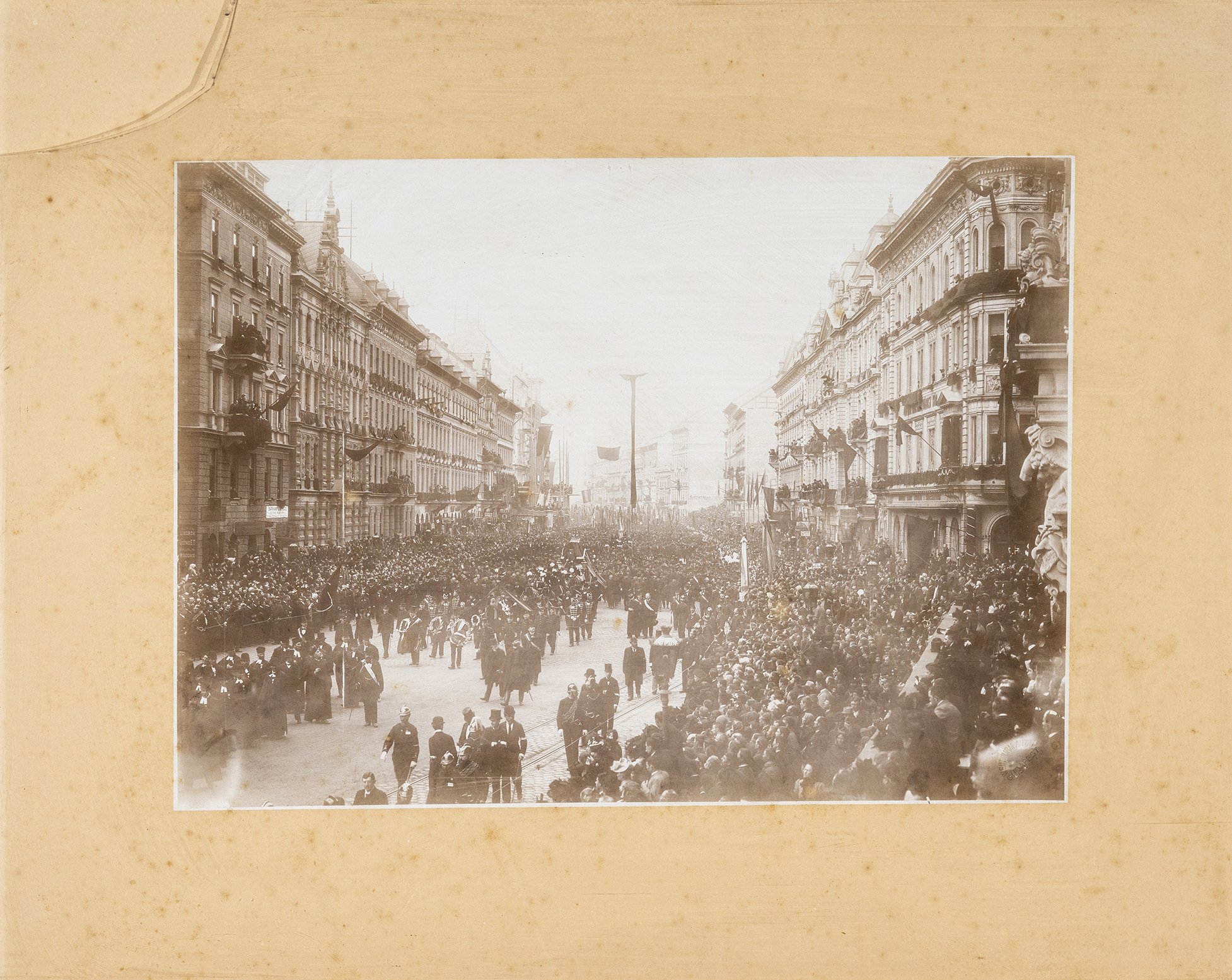 Kossuth Lajos temetési menete (Evangélikus Országos Múzeum CC BY-NC-SA)