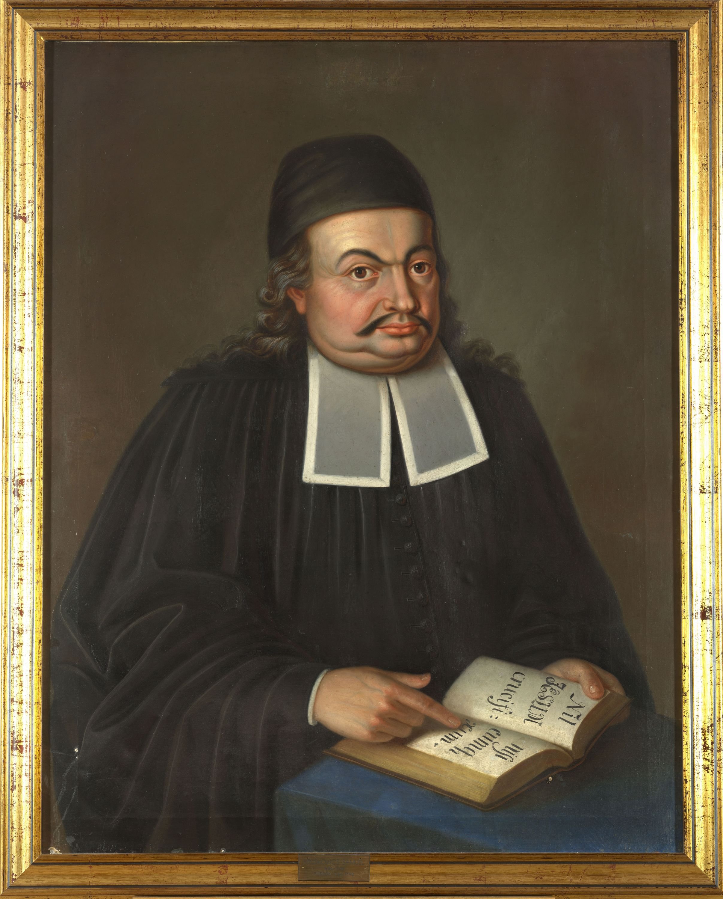 Hruskovics Sámuel püspök portréja (Evangélikus Országos Múzeum CC BY-NC-SA)