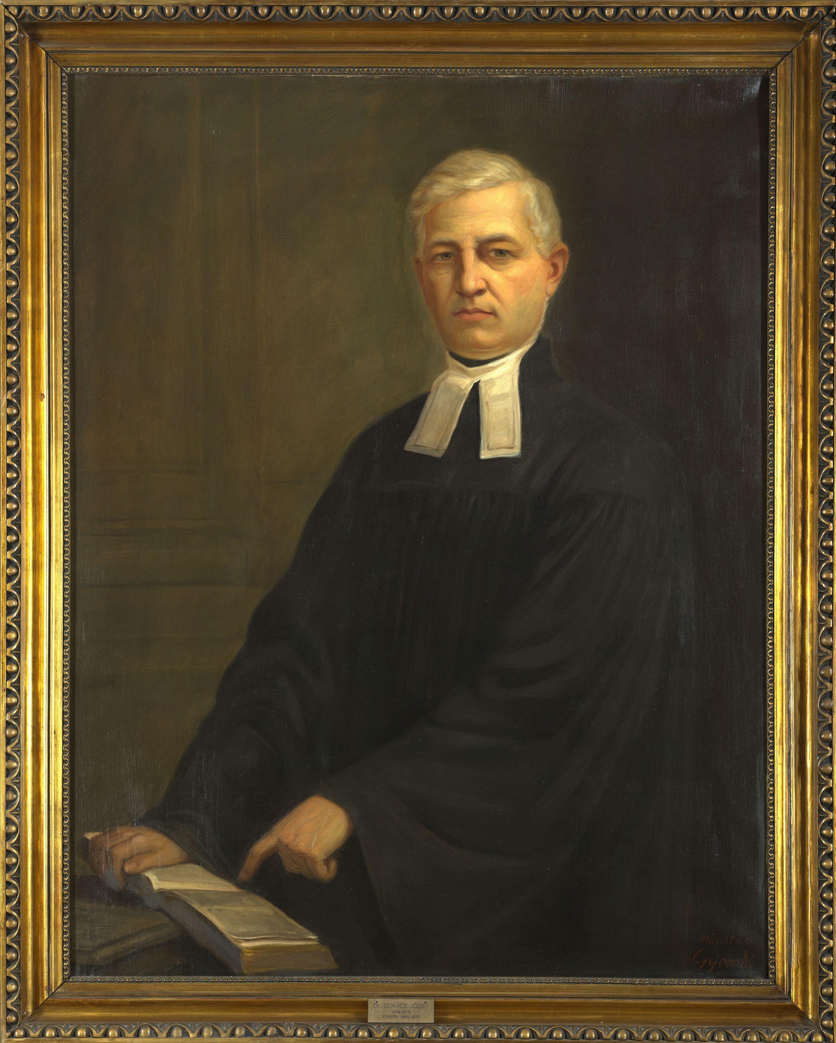 Székács József püspök portréja (Evangélikus Országos Múzeum CC BY-NC-SA)