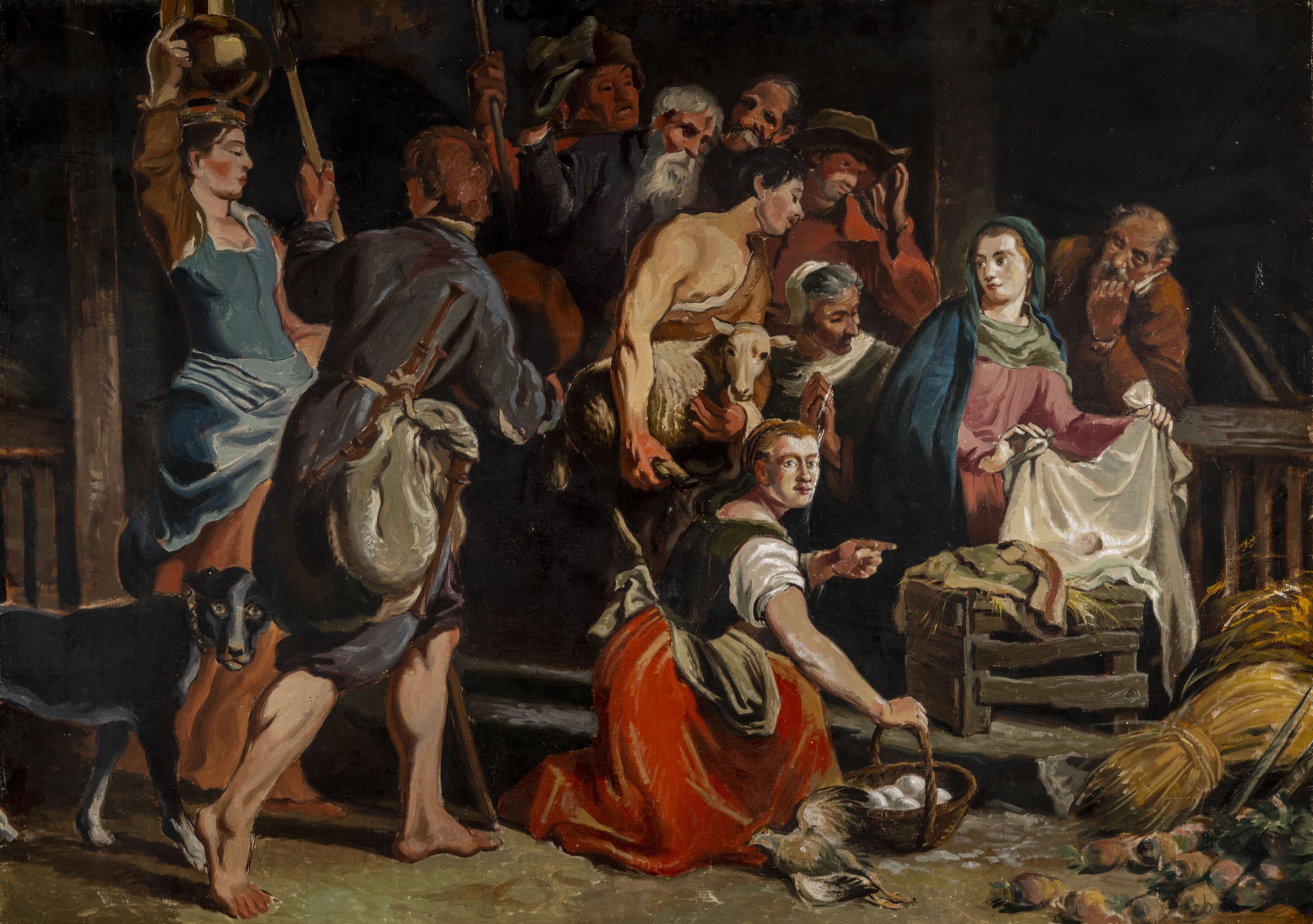 Betlehem (Pásztorok imádása) (Evangélikus Országos Múzeum CC BY-NC-SA)