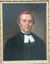 Máday Károly tiszakerületi püspök (1860-) portréja