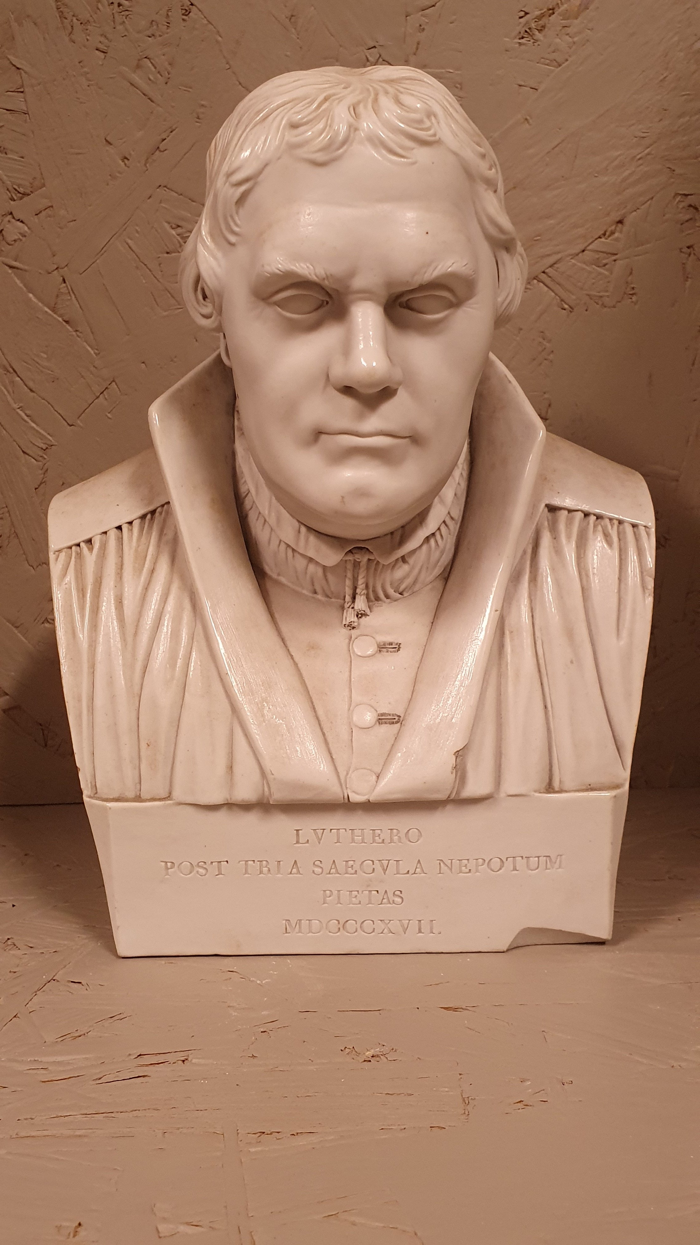 Luther Márton mellszobra (Evangélikus Országos Múzeum CC BY-NC-SA)
