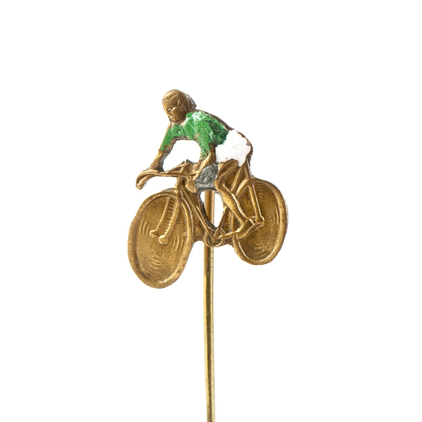 Kerékpáros kitűző (Fradi Múzeum CC BY-NC-SA)