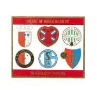 „Heart of Midlothian FC a 2004/2005-ös UEFA-kupában” kitűző