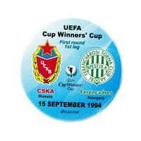 Kupagyőztesek Európa-kupája 1994/1995, CSZKA Moszkva–FTC kitűző