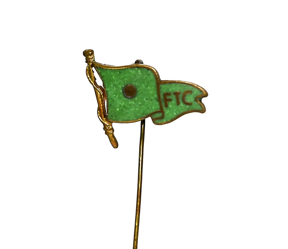 FTC kitűző (Ferencvárosi Torna Club – Fradi Múzeum CC BY-NC-SA)