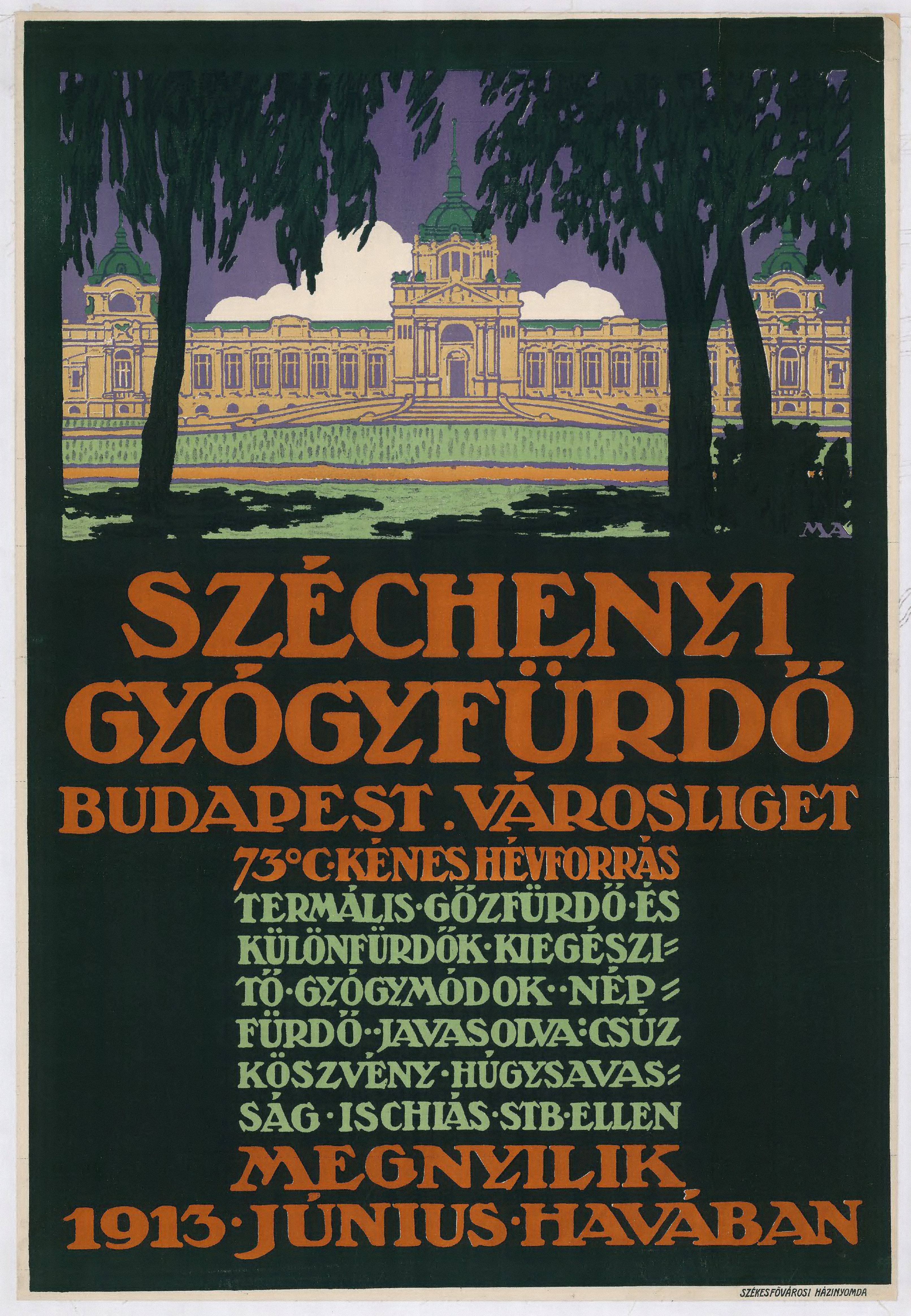 Széchenyi Gyógyfürdő (Budapesti Történeti Múzeum CC BY-NC-SA)