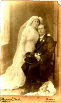 Bleicher Gyula és Haász Róza esküvője