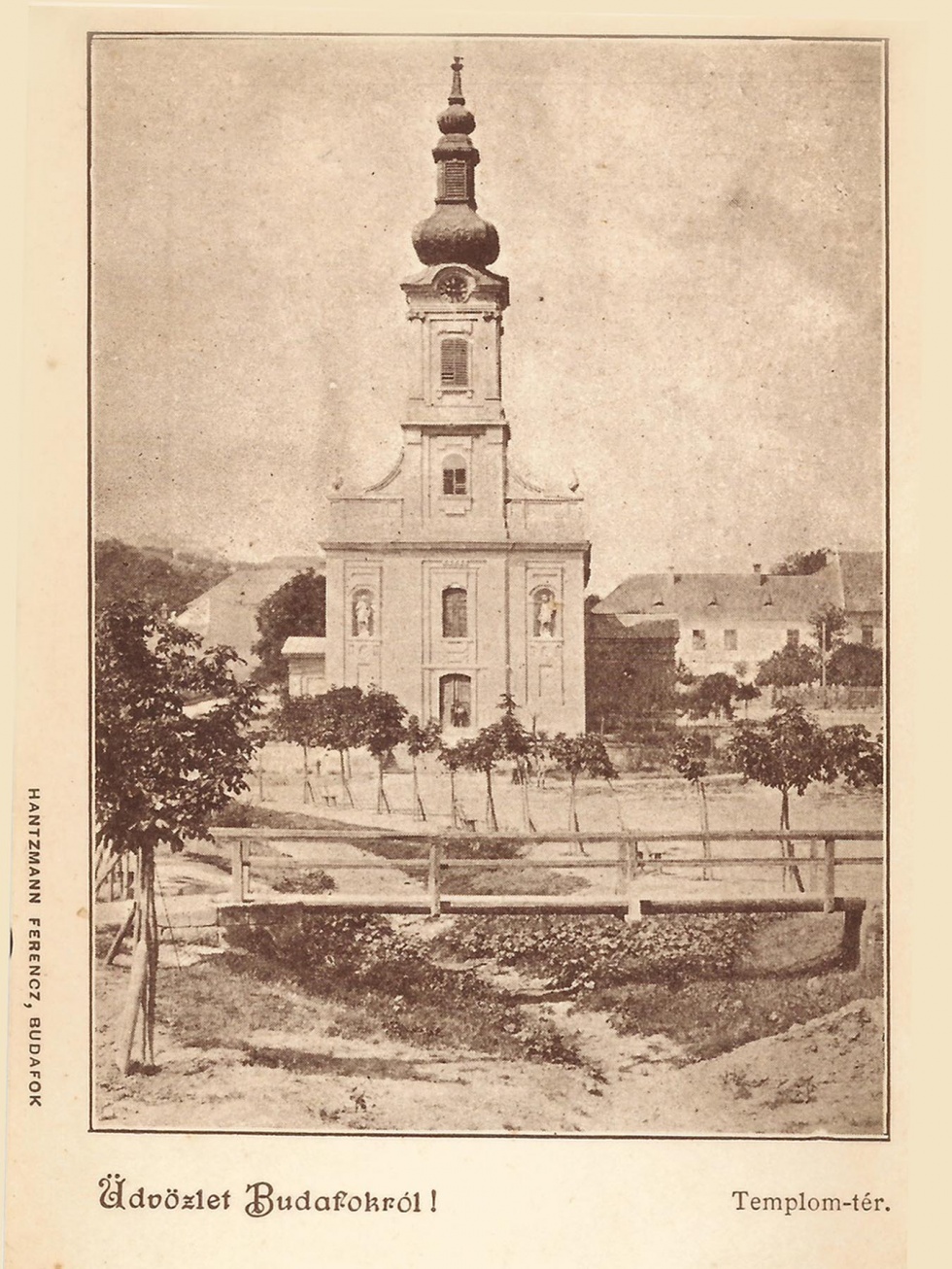 Budafoki látkép a rk. Szent Lipót templommal (Promontor - Budafoki Polgárok Gyűjteménye CC BY-NC-SA)