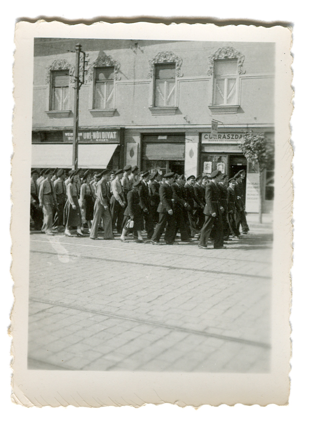Május 1 Budafokon 1949-ben (Prim Ibolya CC BY-NC-SA)