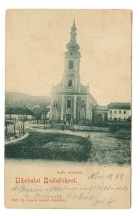 Szent Lipót templom képeslapon