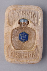 Corovin Áruház reklámajándék szappan parfümmel