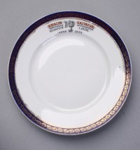 Braun Salvator reklámajándék tányér