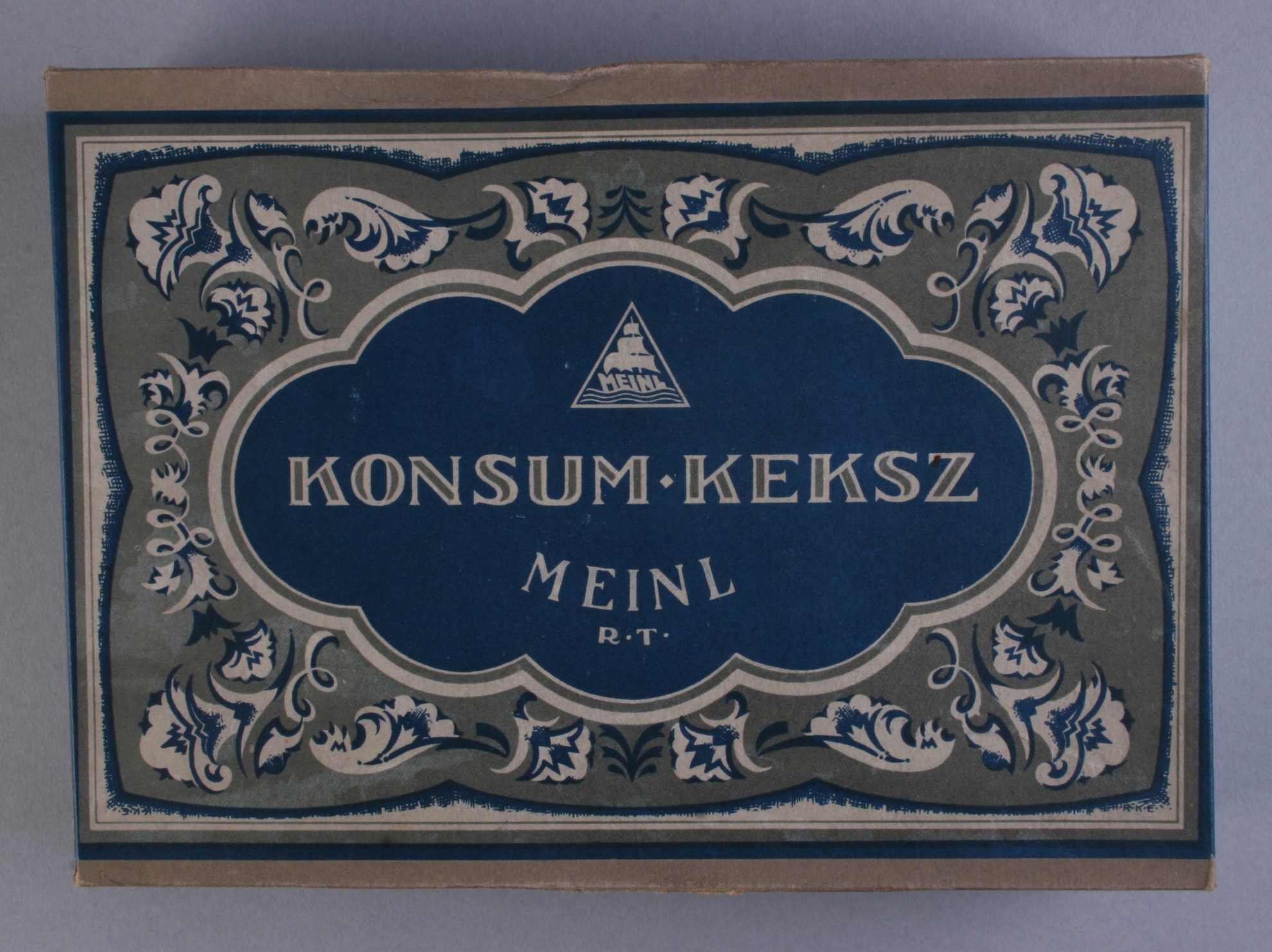 biscuit box, Meinl (Magyar Kereskedelmi és Vendéglátóipari Múzeum CC BY-NC-SA)