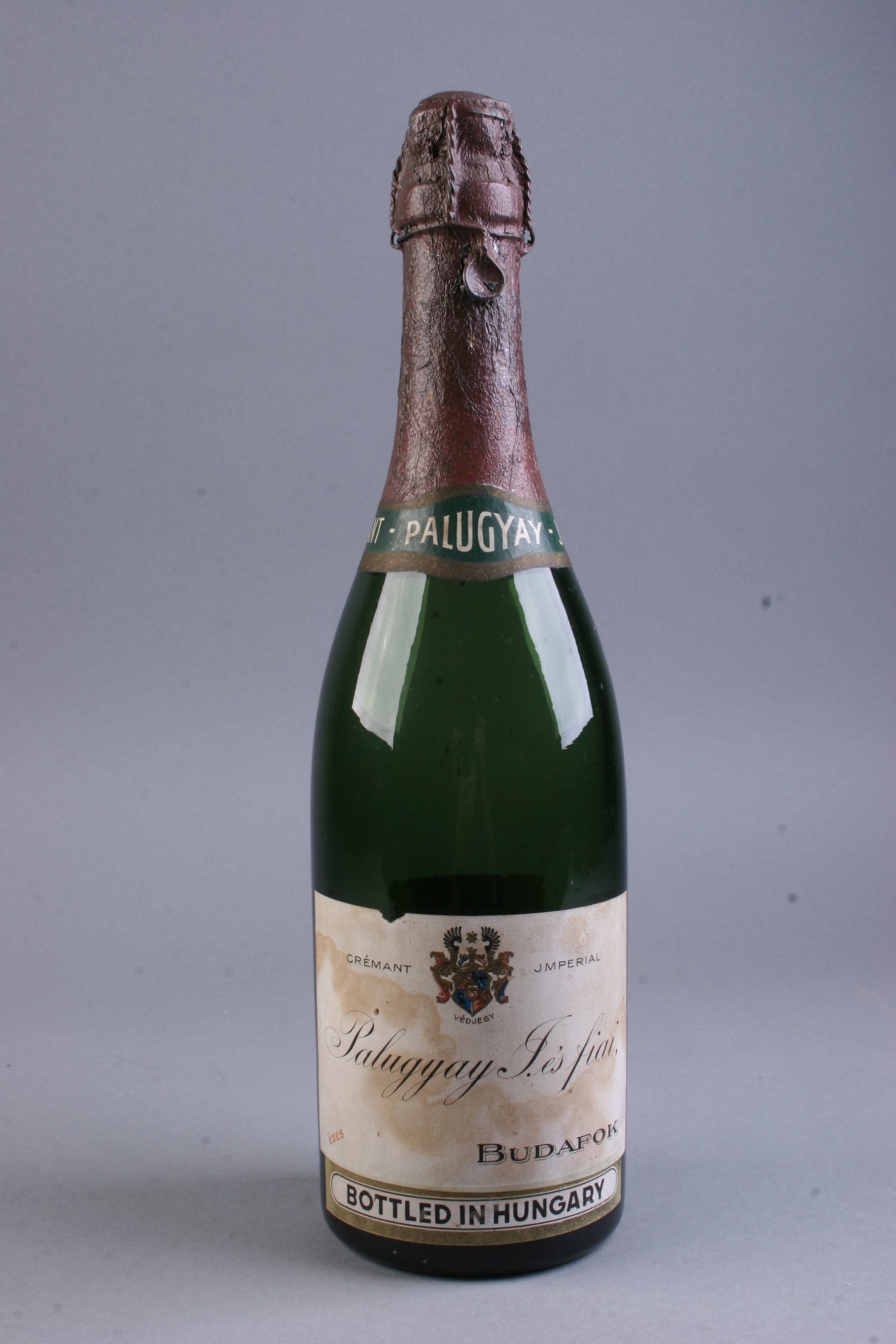 Palugyai Champagne bottle (Magyar Kereskedelmi és Vendéglátóipari Múzeum CC BY-NC-SA)