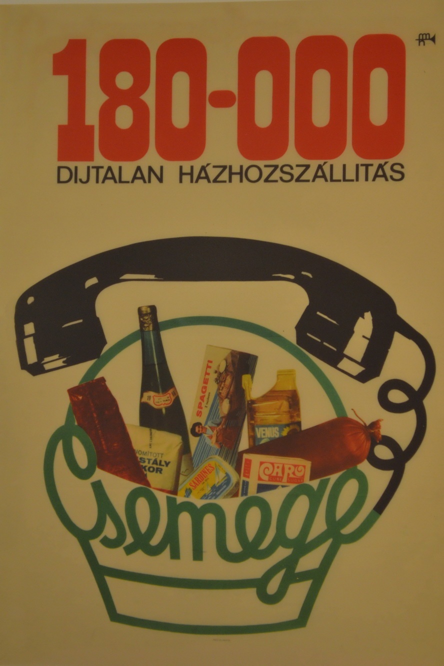 Csemege plakát (Magyar Kereskedelmi és Vendéglátóipari Múzeum CC BY-NC-SA)