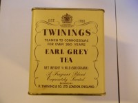 Twinings Earl grey teás doboz